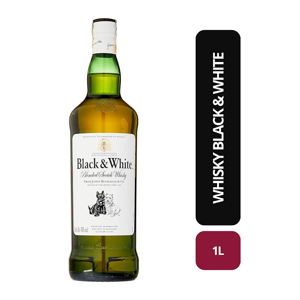 Black & White Whisky 1 Litro